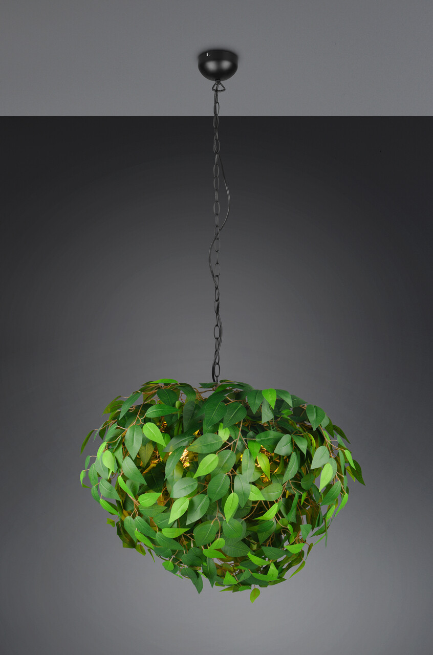 Lustra Leavy, RL, 70x150 cm, 28W, 4x E14, metal, verde - imagine 7
